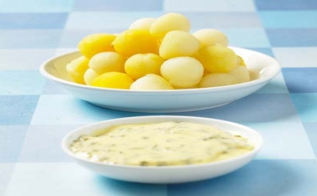 Bolitas de papa con mayonesa